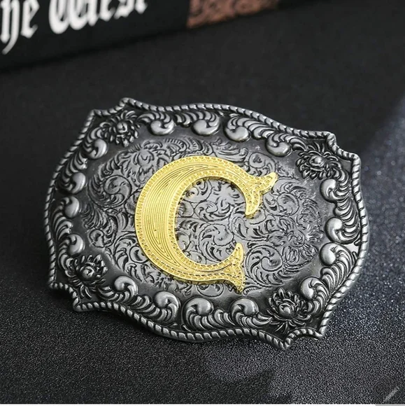 Accessories | New Letter C Initial Western Belt Buckle  display picture 1